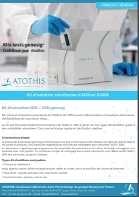 Télécharger Brochure informative kits d’extraction genesig® Atothis
